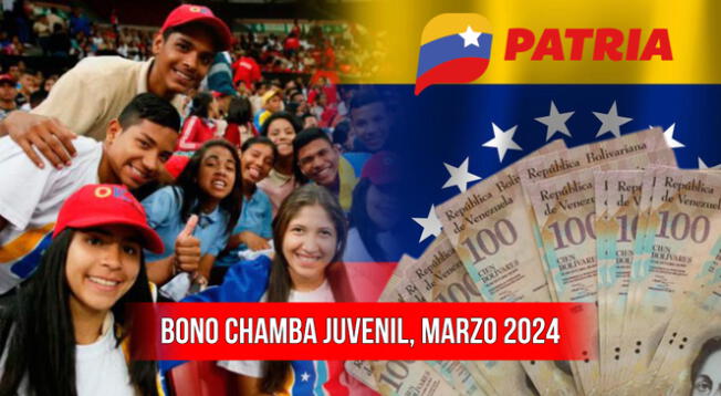 Bono Chamba Juvenil: cómo hacer para cobrar el subsidio de marzo 2024.