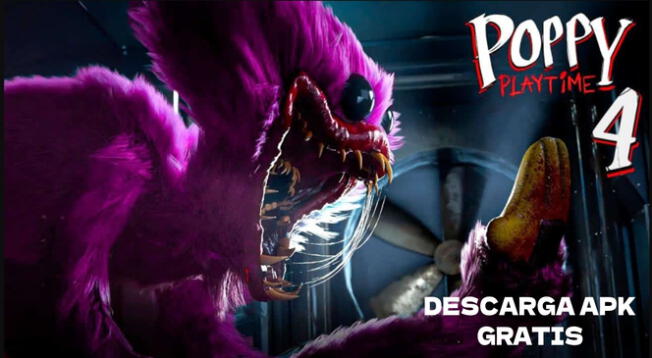Poppy Playtime Chapter 4, fecha de estreno y link descarga nuevo videojuego terror para android.