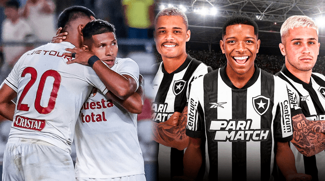 El encuentro entre Universitario y Botafogo se jugará en la tercera fecha. Foto: Composición Líbero/Universitario/Botafogo