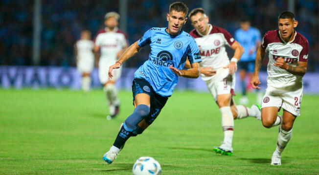 Belgrano vs. Lanús por el grupo B de la Copa de la Liga 2024.