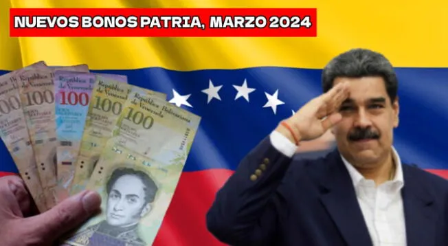 Conoce los bonos patria que llegarán en marzo vía sistema patria de Venezuela.
