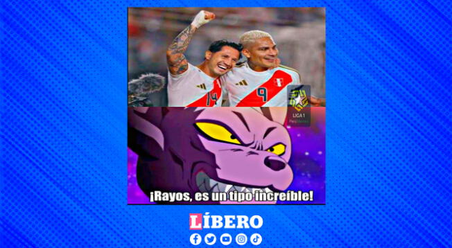 Lapadula y Guerrero se vuelven tendencia en memes tras celebración.
