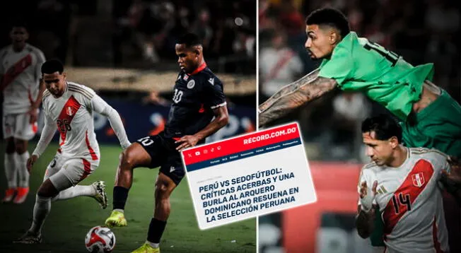 Prensa de República Dominicana reacciona a la derrota ante Perú.