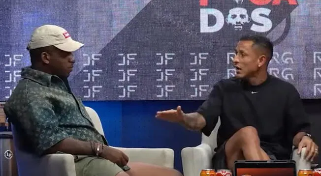 Yoshimar Yotún y Jefferson Farfán durante entrevista en el programa "Enfocados".