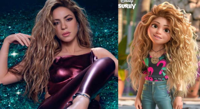Así se vería Shakira si fuera un personaje de Disney Pixar.