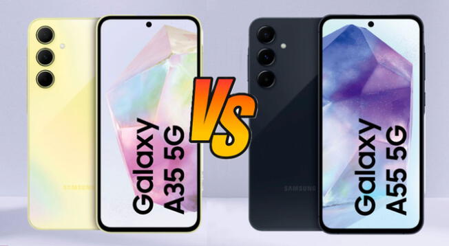 Galaxy A35 vs. Galaxy A55: diferencias y similitudes entre smartphones Samsung