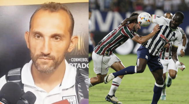 Hernán Barcos habló fuerte tras el empate entre Alianza Lima vs Fluminense por Copa Libertadores 2024