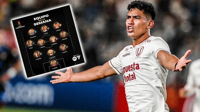 José Daniel Rivera en el XI ideal de la Libertadores