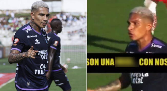 Paolo Guerrero y su inédita reacción con el árbitro Augusto Menéndez durante Unión Comercio vs Club César Vallejo