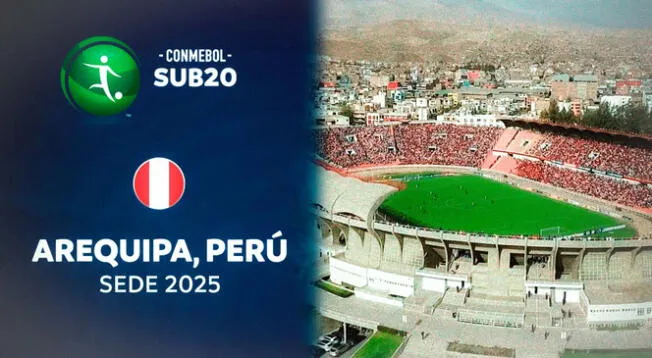 Arequipa-Perú será sede del Sudamericano Sub 20 2025.