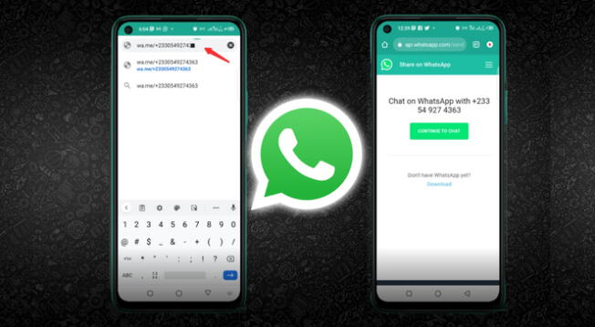 Conoce cómo enviar un mensaje en WhatsApp sin agendar a un contacto.