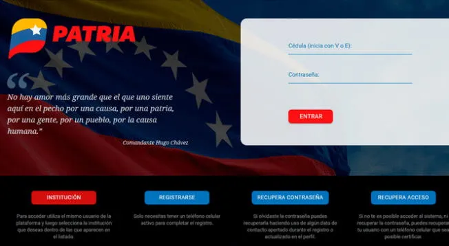 Nuevo bono del mes de abril 2024 llega al Sistema Patria para cobrarlo en Venezuela.