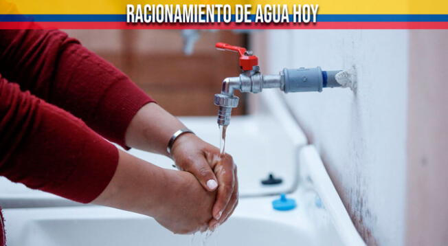 Conoce todos los detalles racionamiento de agua en la ciudad de Bogotá.