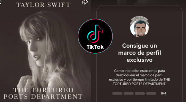 Consigue el marco conmemorativo de 'The Tortured poets department' de Taylor Swift en TikTok