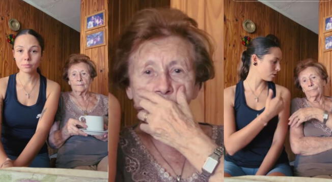 Alicia, la abuelita de 88 años, quedó pasmada al escuchar a su nieta mentir para conseguir una beca en España.