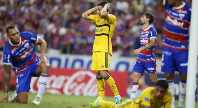 Boca Juniors sufrió su primera derrota en la Copa Sudamericana 2024 ante Fortaleza.