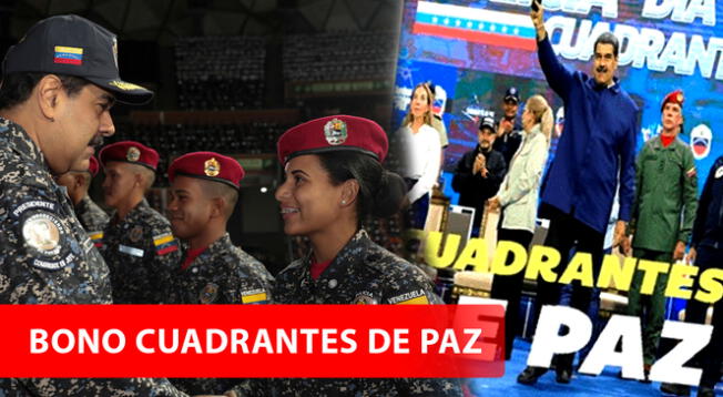 El Bono Cuadrantes de la Paz se paga en abril 2024 a los policías de Venezuela a través del Sistema Patria.