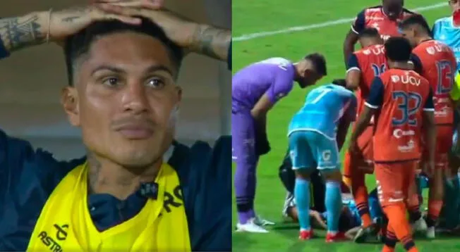 Así reaccionó Paolo Guerrero ante la lesión de Yotún.