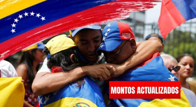 Revisa los montos actualizados de los bonos que llegan a Venezuela