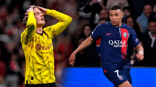 Julian Brandt y Mbappé apuntan a ser las figuras del partido. Foto: Composición Líbero/Borussia Dortmund/PSG