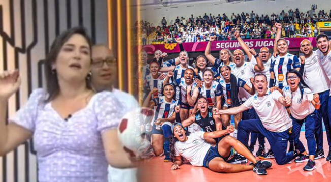 Periodista de ATV le tira un pelotazo a campeona de Alianza Lima