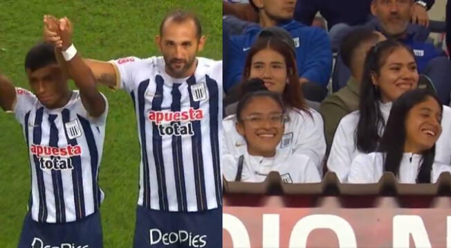 Los jugadores de Alianza Lima tuvieron un cálido gesto con las voleibolistas del club.