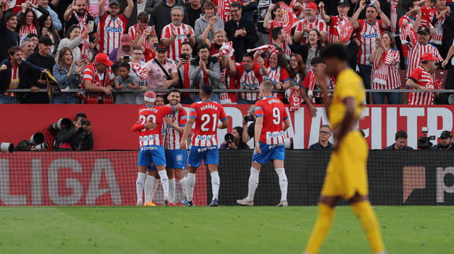 Girona clasificó a la Champions League 2024-25. Foto: AFP