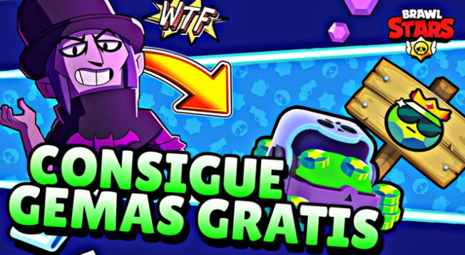 Cómo conseguir 100 gemas gratis usando el camino de bonus en Brawl Stars.