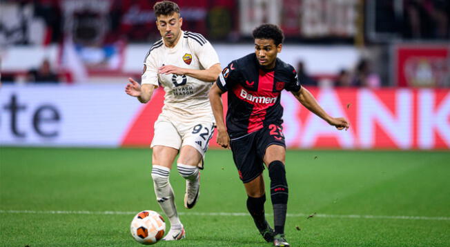 Bayer Leverkusen y Roma se enfrentaron en el BayArena.