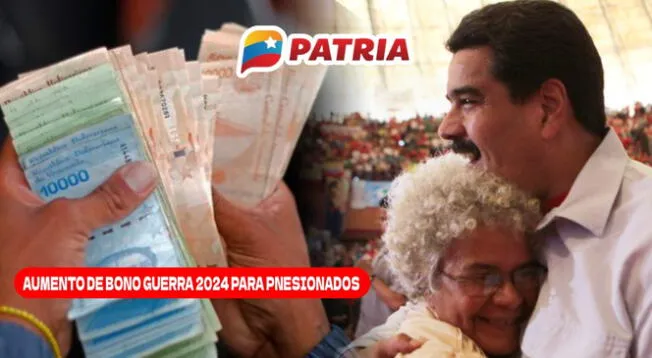 Nicolás Maduro confirmó el aumento de Bono Guerra 2024 para pensionados IVSS.