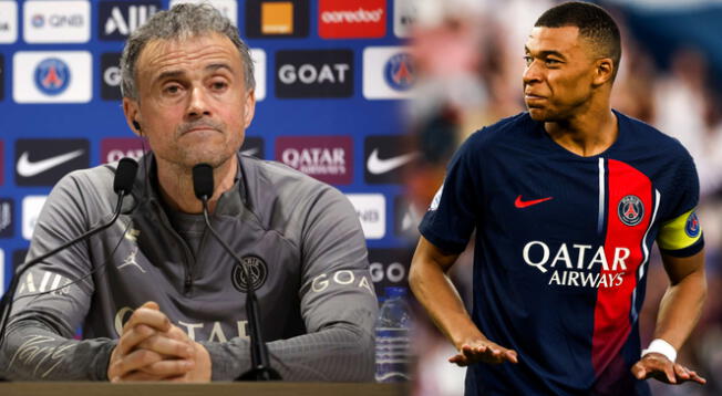 Luis Enrique se pronunció sobre el futuro de Kylian Mbappé