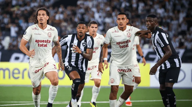 Universitario cayó 3-1 ante Botafogo en Brasil. Foto: Universitario