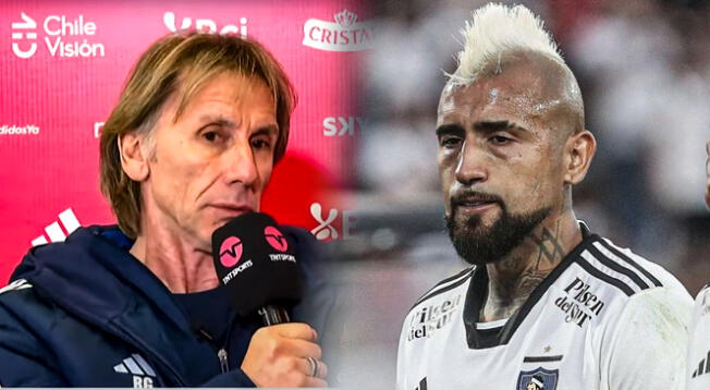 Ricardo Gareca habló puntualmente de Arturo Vidal en Chile