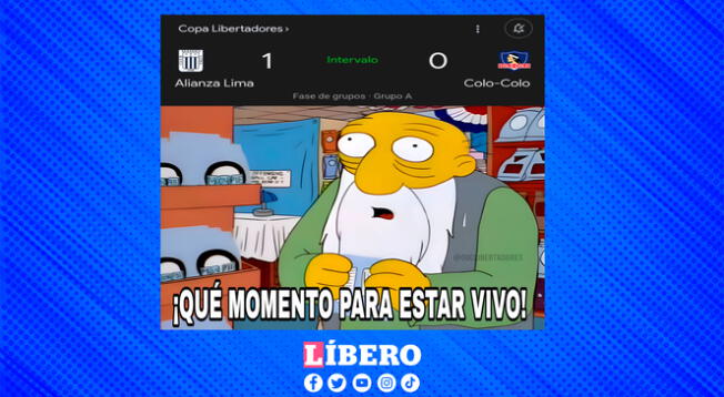 Los hinchas de Alianza se emocionaron por abrir el marcador antes del descanso.