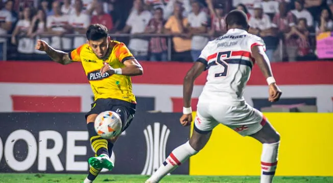 Barcelona y Sao Paulo se enfrentaron en la Libertadores.