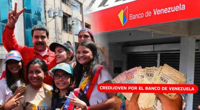 El Banco de Venezuela está entregando el Credijoven a los ciudadanos.