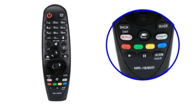 Conoce para qué sirven los botones de colores de un control de remoto de Smart TV.