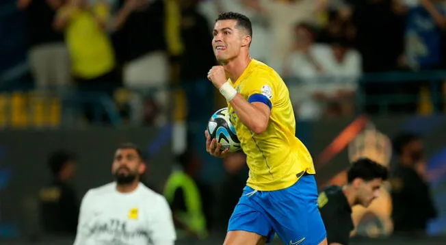 Cristiano Ronaldo anotó contra Al-Ittihad.