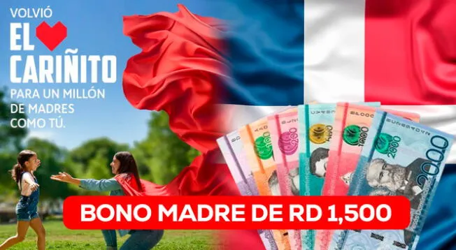 El Bono Madre está destinado a un millón de madres dominicanas en condiciones de vulnerabilidad.