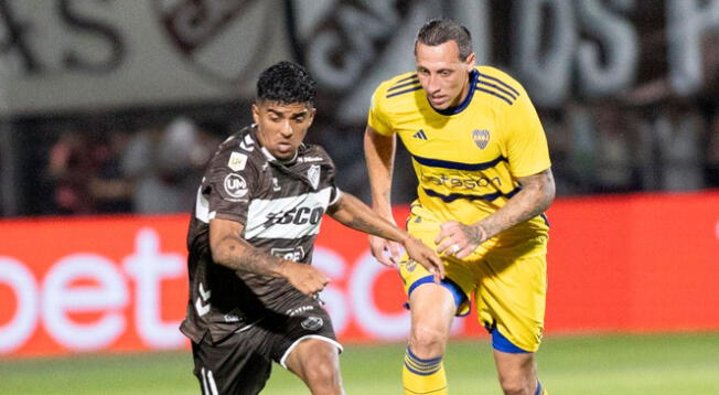 Boca y Platense se enfrentan por la Liga Profesional.