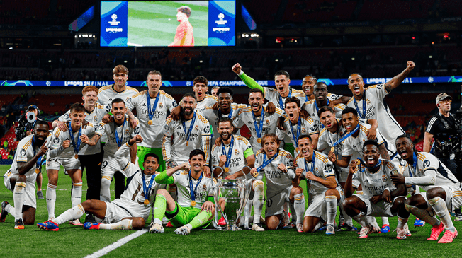 Real Madrid ganó la 'Orejona' en el mítico Wembley. Foto: Real Madrid