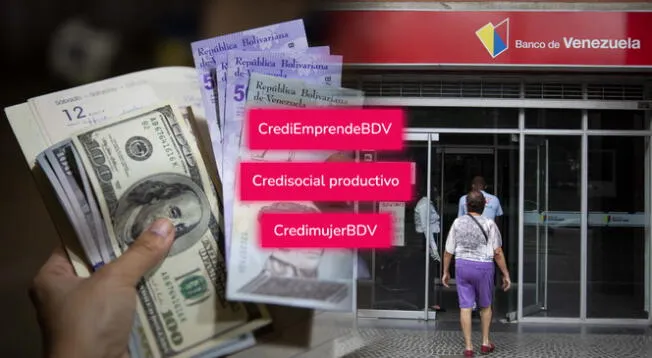 Descubre cómo solicitar Credimujer, Credinomina, CrediJoven en el Banco de Venezuela.