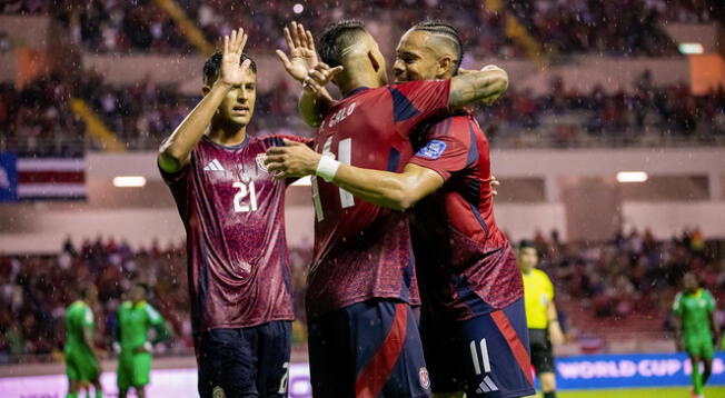 Costa Rica goleó a San Cristóbal y Nieves en el inicio de las Eliminatorias CONCACAF.