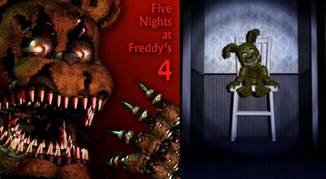 Descarga GRATIS el Five Night at Freddy's 4 APK para smartphones Android.