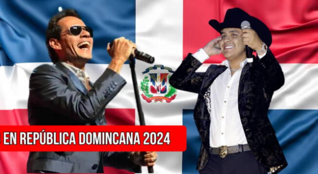 Conciertos que se darán este 2024 en República Dominicana