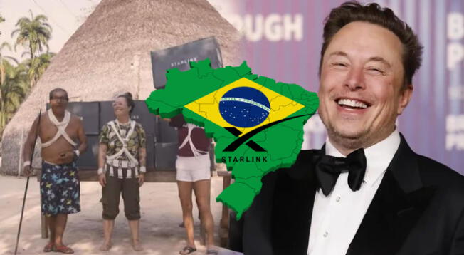 Una empresaria donó 20 antenas del servicio de Internet satelital de Elon Musk a la tribu de los Marubo, que se encuentra en una de las zonas más inaccesibles de Brasil y del mundo en septiembre de 2023.