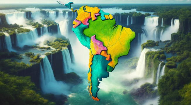 La catarata más GRANDE DEL MUNDO está en Sudamérica.