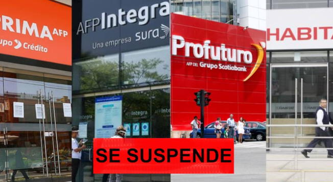 ¿Qué pasará con las solicitudes de AFP y por qué se suspendió?