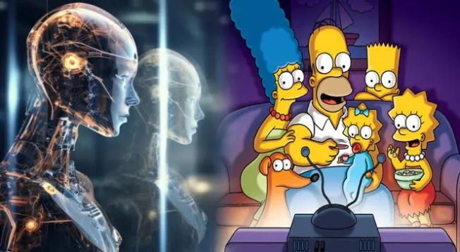 La Inteligencia Artificial no fue ajena al fenómeno de Los Simpson e imaginó esta serie animada si hubiera sido publicada en la década de los 1950.