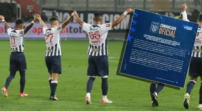 Alianza Lima se pronuncia sobre ley perro muerto